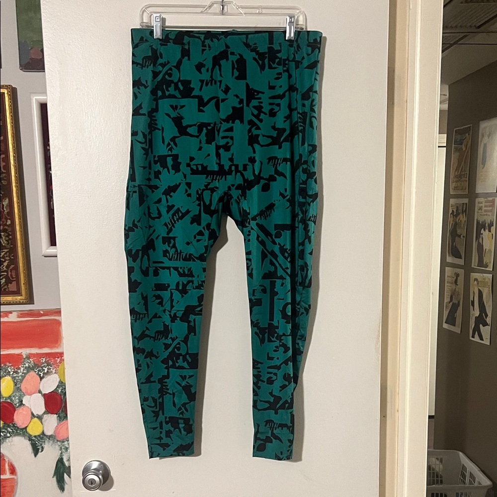 Yitty green/black leggings